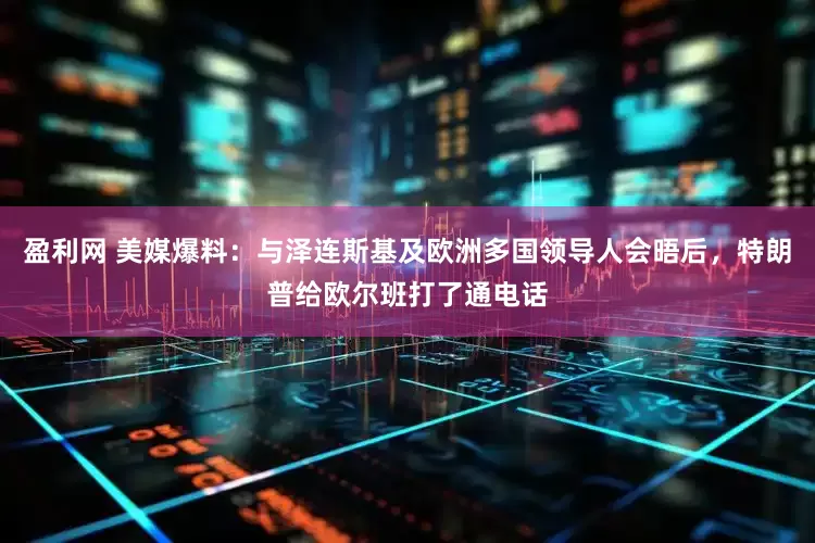 盈利网 美媒爆料：与泽连斯基及欧洲多国领导人会晤后，特朗普给欧尔班打了通电话